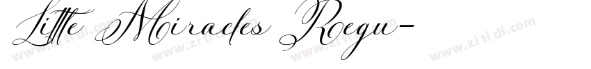 Little Miracles Regu字体转换